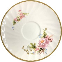 Ciera Fine Dinnerware tea cup saucer, Pink Roses, Excellent Condition LN - $14.99