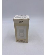 Lutron Diva DV-10P-AL 1000W Single Pole Preset Dimmer Almond Incandescent - £12.29 GBP