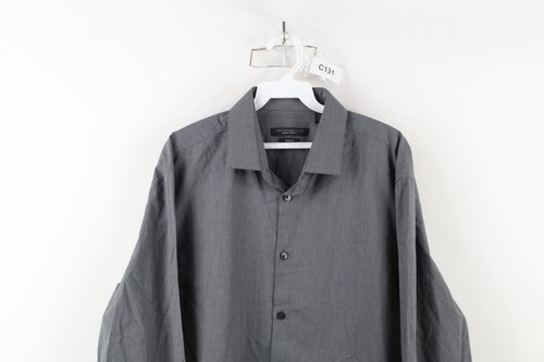 John Varvatos USA Signature Tailored Mens 16.5 34/35 Slim Stretch Button Shirt Item image 2