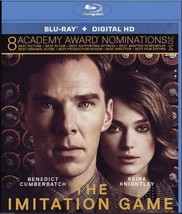 The Imitation Game Blu-ray 2014 Movie Benedict Cumberbatch Keira Knightley - $4.90