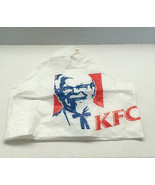 Vintage KFC Colonel Sanders logo large flat bottom plastic bag movie pho... - $19.75