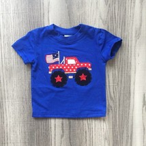 NEW Boutique 4th of July Truck Boys Short Sleeve Shirt - £6.64 GBP