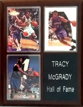 Frames, Plaques and More Tracy McGrady Toronto Raptors 3-Card Plaque - $22.49