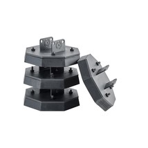 Rhino Brand RV Leveling Pads - 5000lb Capacity Scissor Jack Feet Set (4 Pieces) - $131.49