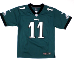 Nike Onfield Eagles 11 Wentz Boys Youth Size L NFL Football Jersey Green - £32.15 GBP