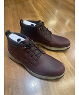 TIMBERLAND MEN&#39;S ATWELLS AVE  WATERPROOF CHUKKA BURGUNDY FULL GRAIN A5XU1 - $219.27 CAD