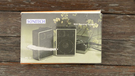 Vintage Soniitec SP-12 Mini Speaker System For Walkman Discman MD MP3 an... - $20.11