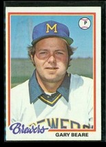 Vintage 1978 TOPPS Baseball Trading Card #516 GARY BEARE Milwaukee Brewers - £7.01 GBP