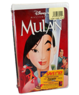 Disney&#39;s Masterpiece Collection Mulan VHS New NOS Sealed Hype Stickers N... - £7.92 GBP