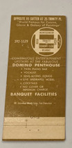 Domino Club San Francisco Vintage Matchbook Cover - £4.63 GBP