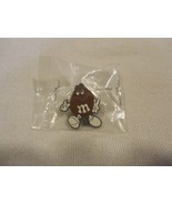 Vintage M&amp;M&#39;s Brown Hot Air Balloon Lapel Pin Tie Tac 1&quot; MIP - $6.95