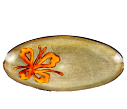 Pier 1 Kioko Hand Painted Stoneware Serving Platter - £19.61 GBP