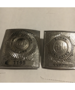 Vintage Burke Security Guard badge set - $39.00
