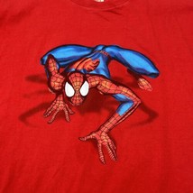 VTG Spiderman Marvel Web Crawler Graphic Shirt Men’s XL Double Sided USA... - £22.05 GBP