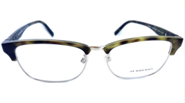 New BURBERRY B 2238 3629 55mm Green Tortoise Clubmaster Men&#39;s Eyeglasses Frame - £151.86 GBP