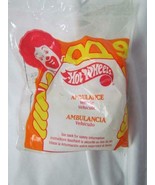 Vintage McDonald&#39;s Happy Meal Toy Hot Wheels Mattel Ambulance Still in P... - €4,91 EUR