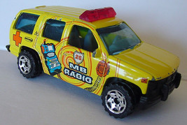Matchbox 97 Chevy Tahoe Yellow &quot;MB Radio&quot; - Loose  - £6.19 GBP