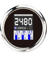 316 Stainless Steel Four Multifunction Gauge IP67 85mm For Marine Boat Y... - $78.77 CAD