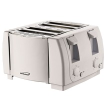 Brentwood 4 Slice Cool Touch Toaster in White - £63.69 GBP