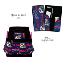 NFL Buffalo Bills Server Book and Apron Set  - £31.37 GBP