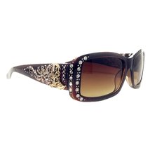 Texas West Cowboy Boot Womens Sunglasses With Rhinestone Accents UV400 PC Lens ( - £15.07 GBP