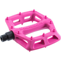 DMR V6 Pedals - Platform Plastic 9/16&quot; Pink Nylon Body Bicycle Pedal - $45.99