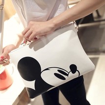Women Hello Kitty Messenger Bag Minnie Mickey Bag Leather Handbags - £17.53 GBP
