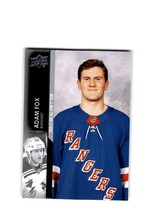 2021-22 UD Extended Series Base #670 Adam Fox All Star one team New York Rangers - £1.01 GBP