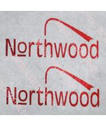 OEM Northwood Pontoon Boat Yacht Flat Decals 2PC Set New Oracle USA - $49.49