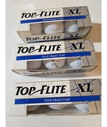 Spalding Top Flite XL Tour Trajectory 3 Pack Set of 9 Golf Balls 1994 - £9.30 GBP