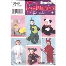 Vintage Sewing PATTERN Simplicity 5848, Unisex Halloween Costumes, 2002 Mouse - $18.39