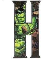 Marvel: Avengers: Superhero: Letter &quot;H&quot; :Metal Sign: The Incredible Hulk: New - £12.69 GBP