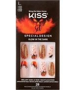KISS Special Design Glow in the Dark Wiched Halloween Fake Nails Wicked ... - $9.90