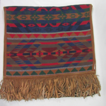 JH Collectibles Southwest Suede Fringed Bed Scarf Blanket Wrap - £45.56 GBP