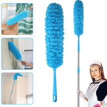 Microfiber Duster Cleaning Brush Dust Cleaner Bendable Handle Soft Ceili... - £17.29 GBP