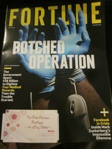 Fortune Magazine April 2019 Botched Operation Facebook In Crisis Brand New - £7.96 GBP