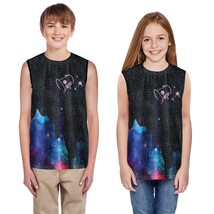 Teen Shirts Kids Girls Boys Summer 3d Print T Shirt Blouse Sleeveless Vest Tops  - £54.62 GBP