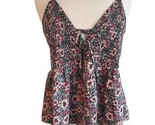 American Eagle Smocked Babydoll Tank Sz XL Ditzy Floral Festival Y2k - $17.99