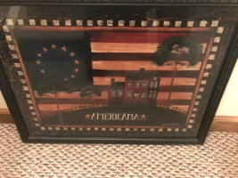 Country Americana large picture in frame - NICE image 3