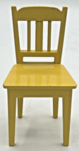 Deptartment 56 Miniature Accessories Maison Chair Die Cast New NoBox Yellow U214 - £7.50 GBP