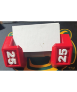 Red Dumbbell Business 25 Card Holder Personal Fitness Weights Valentine ... - €12,07 EUR