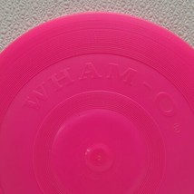 Wham-O Frisbee Vintage 1966 Flying Disc Hot Pink Play Catch - Invent Games - $12.77