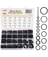 O Ring Kit, 950 Pcs Rubber O-Ring Assortment Kit,  20 Sizes Washer Gaske... - €14,05 EUR