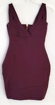 Charlotte Russe Dress,  Burgundy Red Strappy Mini Bodycon Dress - $14.97