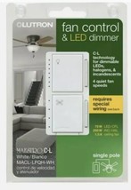 Lutron Maestro Fan Control and Light Dimmer - White - £30.12 GBP