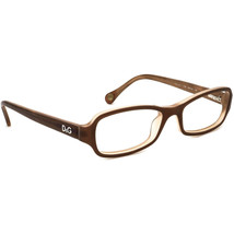 Dolce &amp; Gabbana Eyeglasses D&amp;G 1201 1765 Brown Rectangular Frame 50[]16 135 - £47.89 GBP