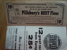 Vintage Pillsbury&#39;s Best Flour Coupon &amp; European Recipe Packet - £3.89 GBP