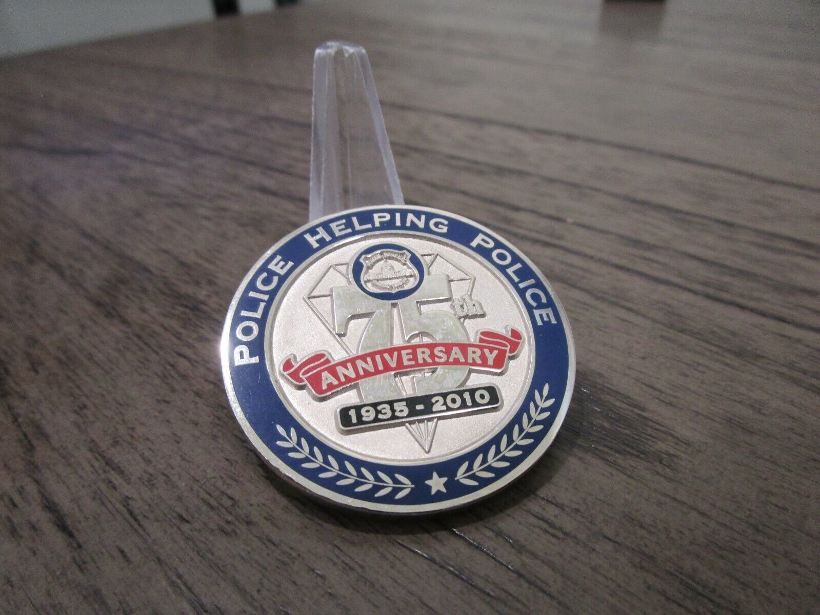 Police Federal Credit Union 75th Anniversary Challenge Coin #7869 - $7.91