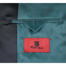 Men&#39;s Renoir Velvet Tuxedo Blazer Jacket Satin Peak Lapel Slim Fit 290-9... - £106.19 GBP