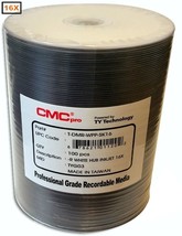 600-Pak CMC PRO White Inkjet Hub 16X DVD-R's in Tapewrap! 6 x 100-Pak - £277.92 GBP